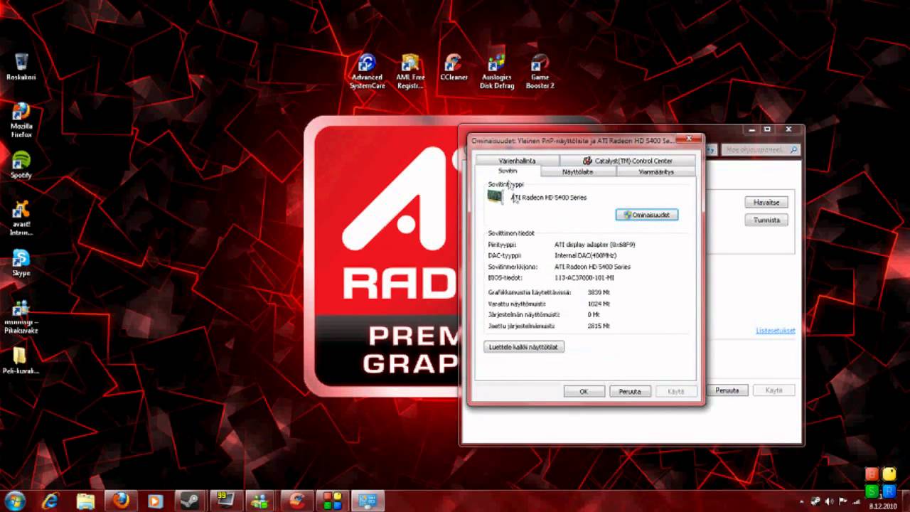 update your ati graphics driver